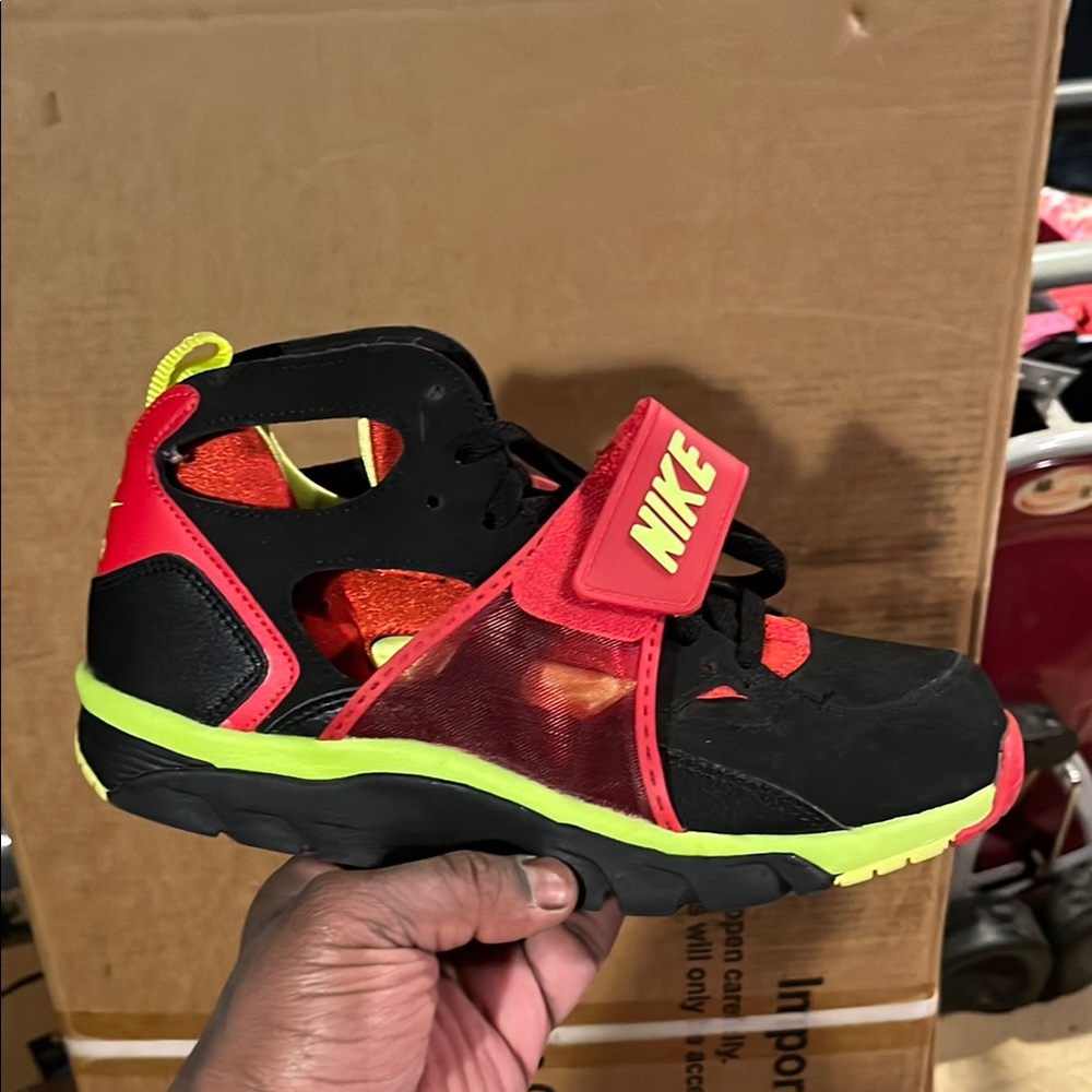Nike Black and Red Shoes